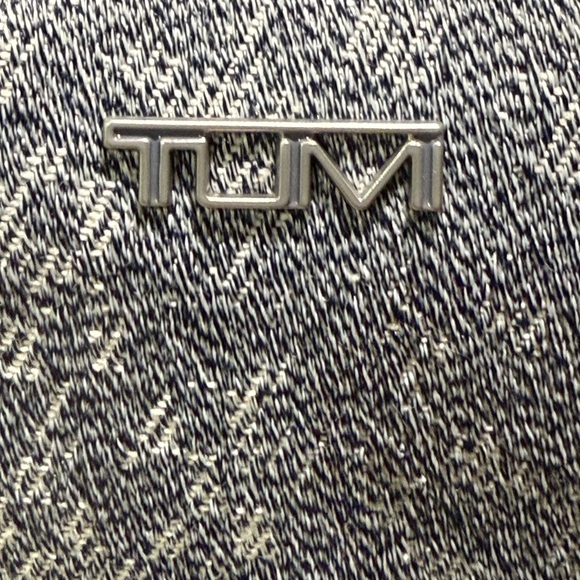 TUMI Voyageur Celina Small Backpack Textured Denim Blue and Grey backpack - Picture 10 of 14